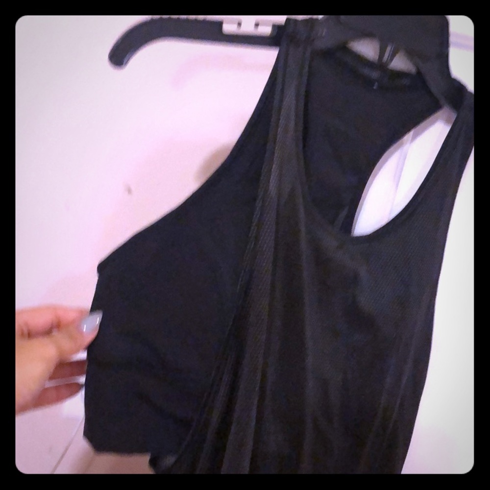 Lululemon bra tank black EUC size 8